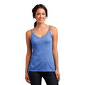 District  Juniors Microburn Double V Tank Top